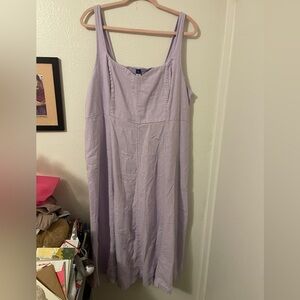 Linen blend Lilac Old Navy Dress, XXL
